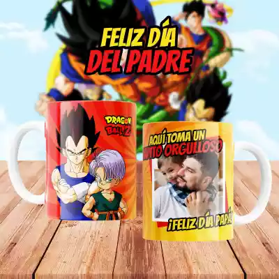 vectores plantilas PAPá,FESTEJO,FESTIVIDAD,CARICATURA,SUPERHéROE,DRAGON BALL,MARCO FOTO,ANIME,